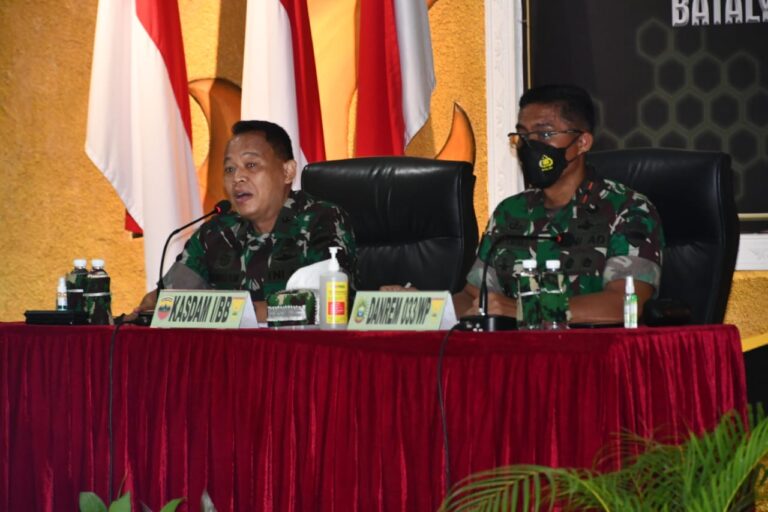 Brigjen TNI Jimmy dampingi Kasdam I/BB