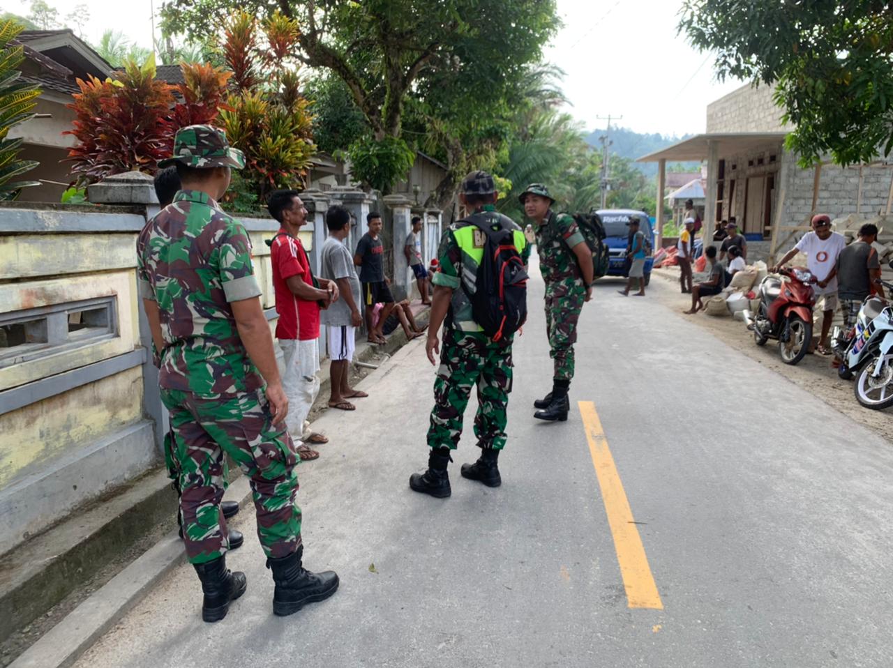 Satgas Kodim Maluku Yonarhanud