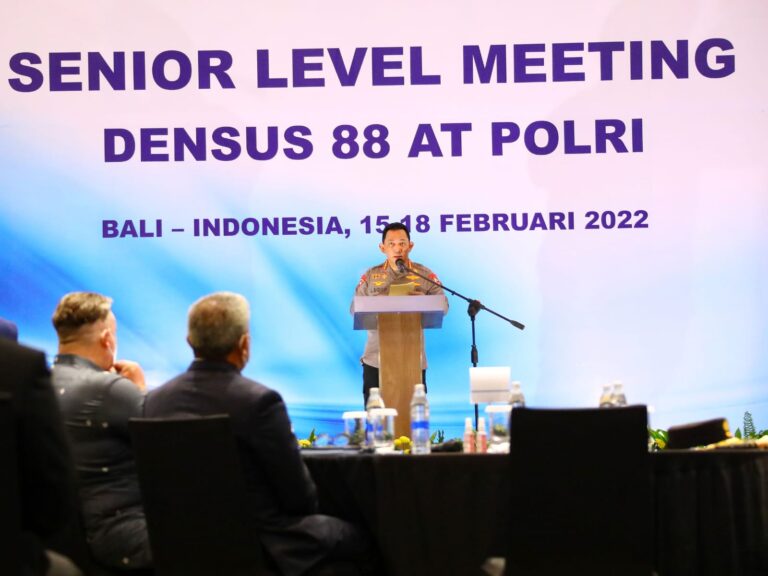 Kapolri Hadiri Senior Level Meeting, Kembangkan Densus 88 Hadapi Tantangan